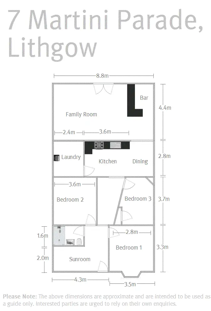 Floorplan of Homely house listing, 7 Martini Parade, Lithgow NSW 2790