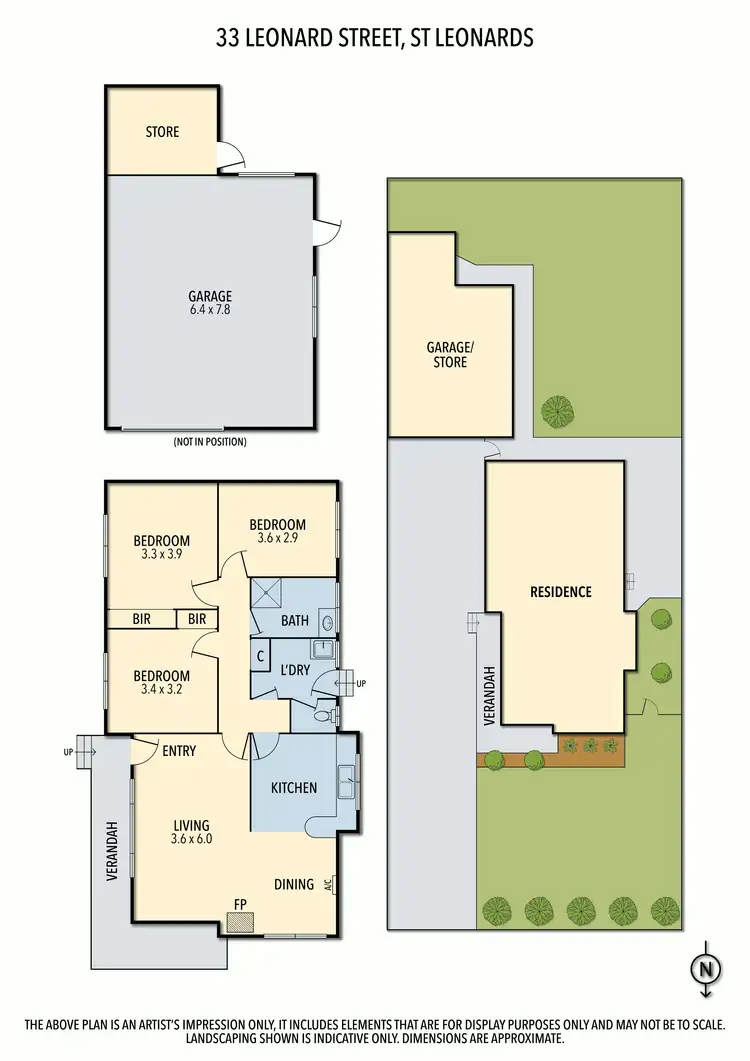 Floorplan of Homely house listing, 33 Leonard Street, St Leonards VIC 3223