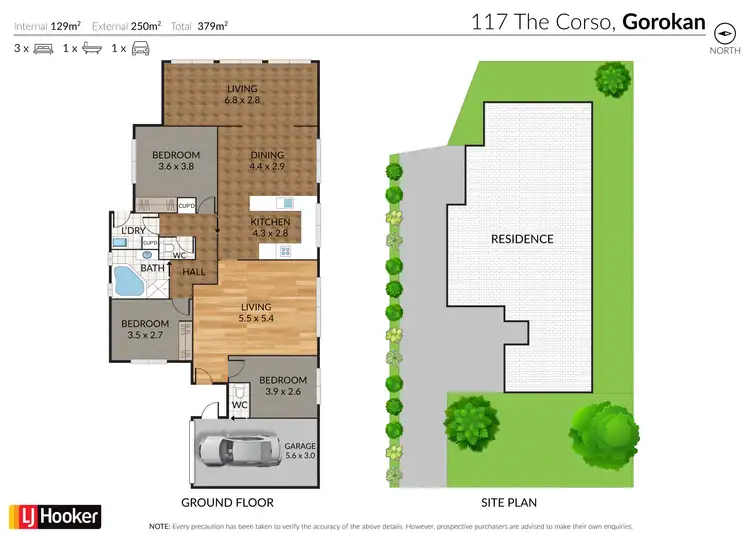 Floorplan of Homely house listing, 117 The Corso, Gorokan NSW 2263