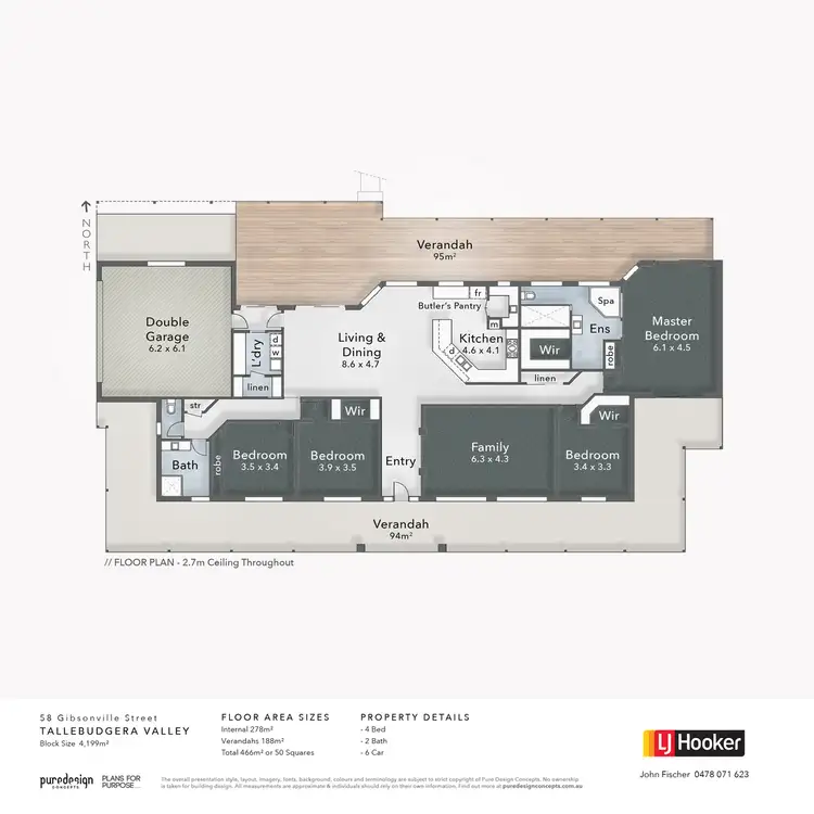Floorplan of Homely house listing, 58 Gibsonville Street, Tallebudgera Valley QLD 4228