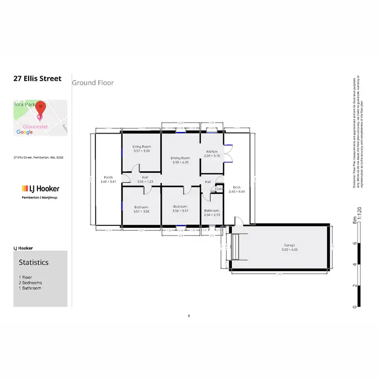 Floorplan of Homely house listing, 27 Ellis Street, Pemberton WA 6260