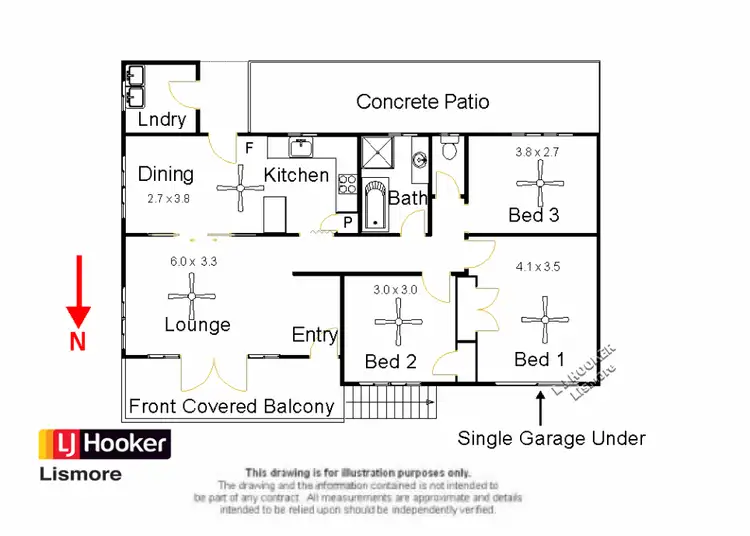 Floorplan of Homely house listing, 25 Weemala Street, Lismore Heights NSW 2480