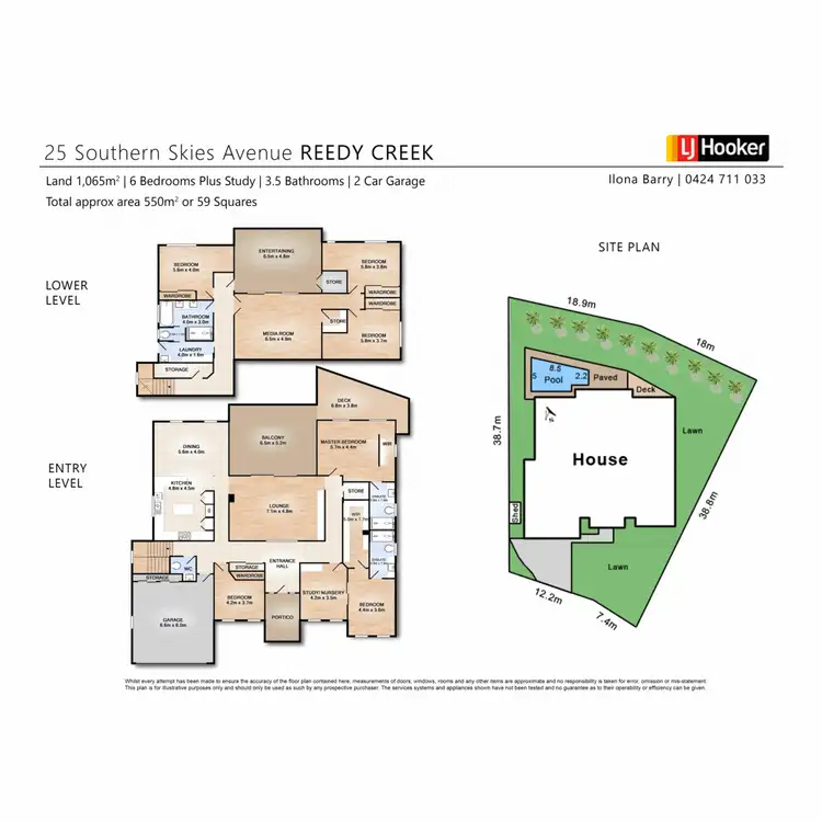 Floorplan of Homely house listing, 25 Southern Skies Avenue, Reedy Creek QLD 4227