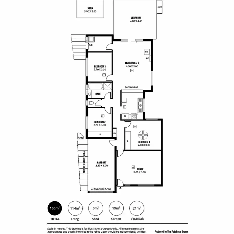 Floorplan of Homely house listing, 5/308 Hancock Road, Surrey Downs SA 5126