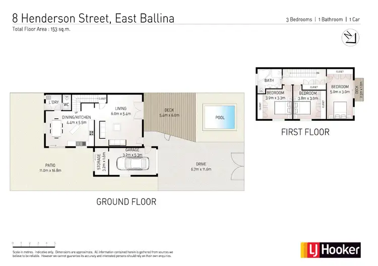 Floorplan of Homely house listing, 8 Henderson Street, East Ballina NSW 2478