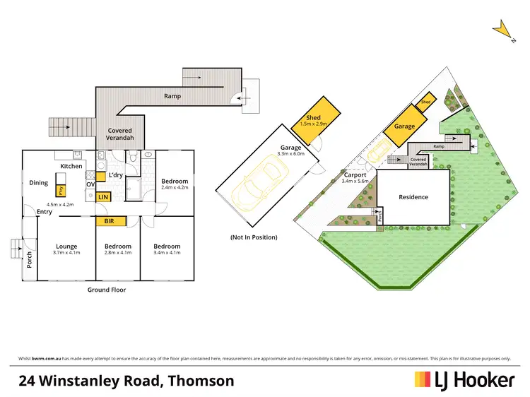 Floorplan of Homely house listing, 24 Winstanley Rd, Thomson VIC 3219