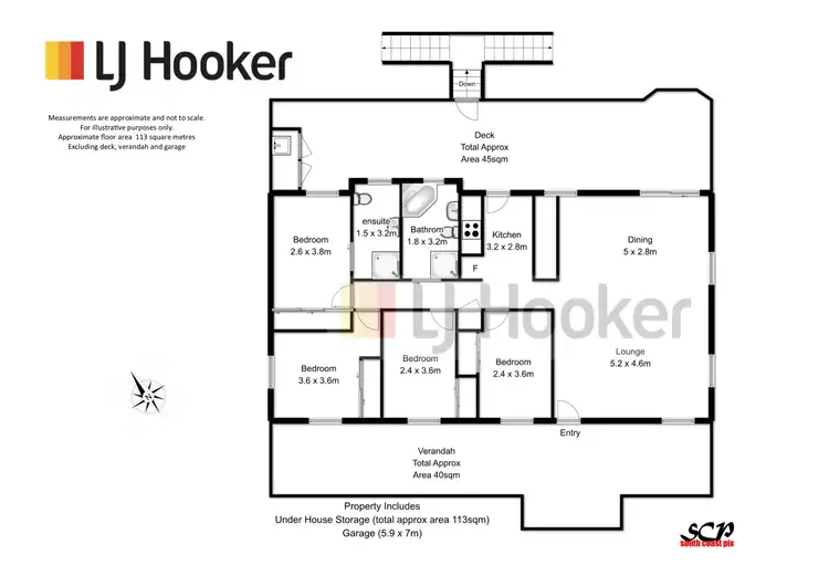 Floorplan of Homely house listing, 24 Karoola Crescent, Surfside NSW 2536