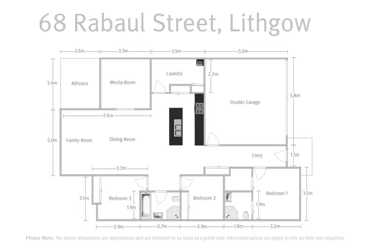 Floorplan of Homely house listing, 68 Rabaul Street, Lithgow NSW 2790