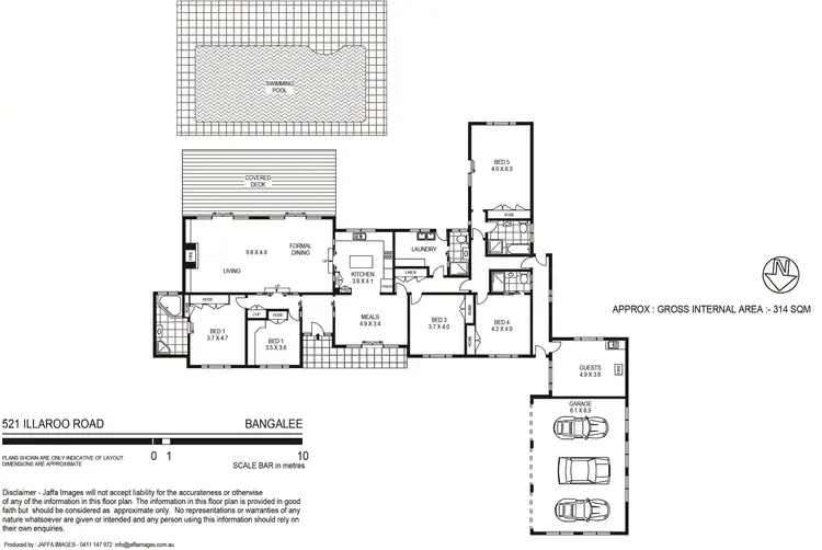 Floorplan of Homely house listing, 521 Illaroo Road, Bangalee NSW 2541