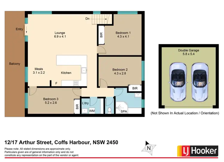 Floorplan of Homely unit listing, 12/17 Arthur Street, Coffs Harbour NSW 2450