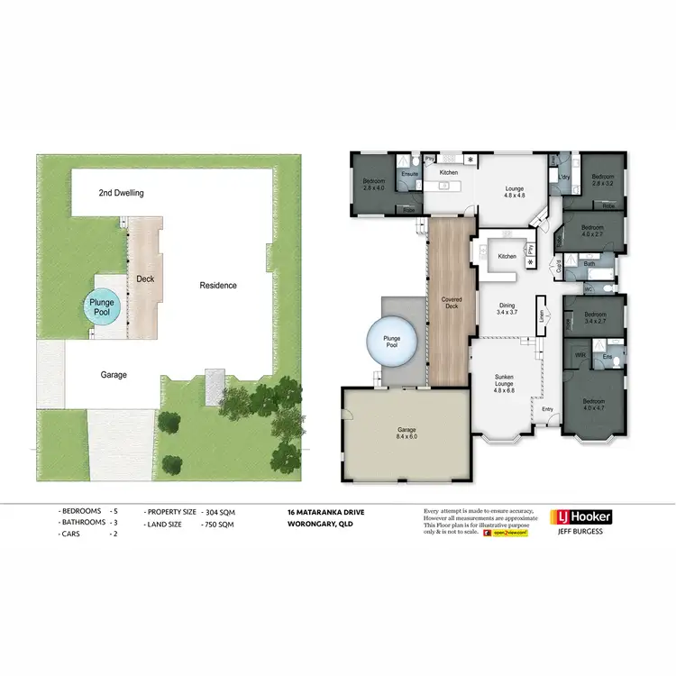 Floorplan of Homely house listing, 16 Mataranka Drive, Worongary QLD 4213