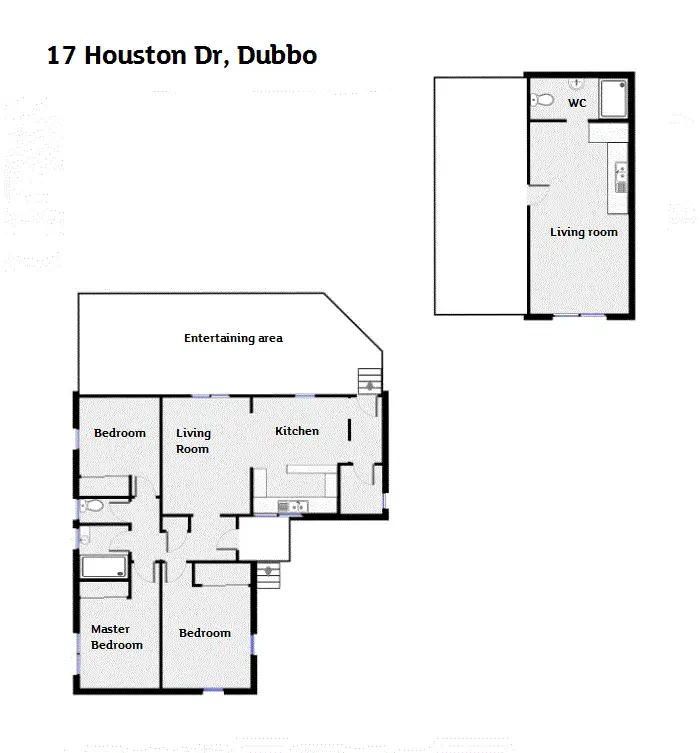 Floorplan of Homely house listing, 17 Houston Drive, Dubbo NSW 2830