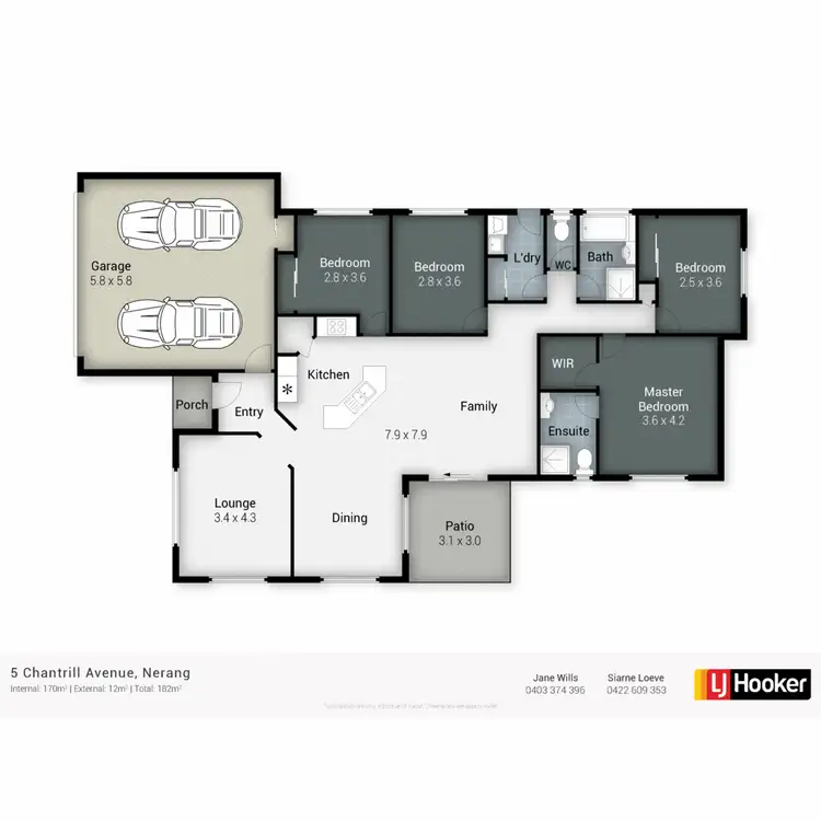 Floorplan of Homely house listing, 5 Chantrill Avenue, Nerang QLD 4211