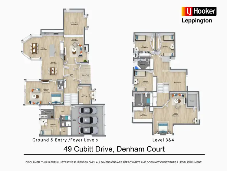 Floorplan of Homely house listing, 49 Cubitt Drive, Denham Court NSW 2565