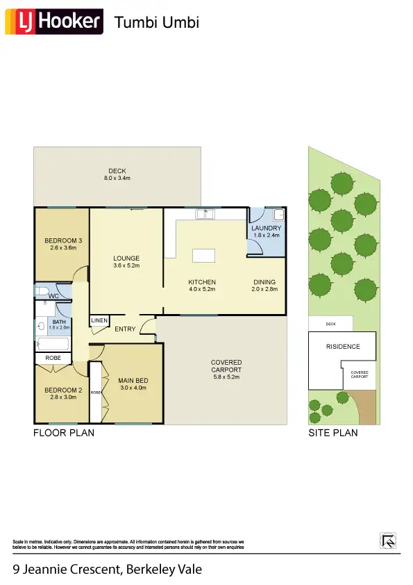 Floorplan of Homely house listing, 9 Jeannie Crescent, Berkeley Vale NSW 2261