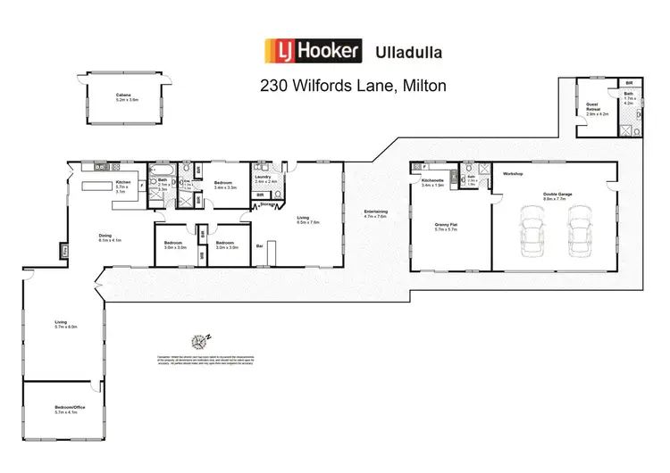 Floorplan of Homely house listing, 230 Wilfords Lane, Milton NSW 2538