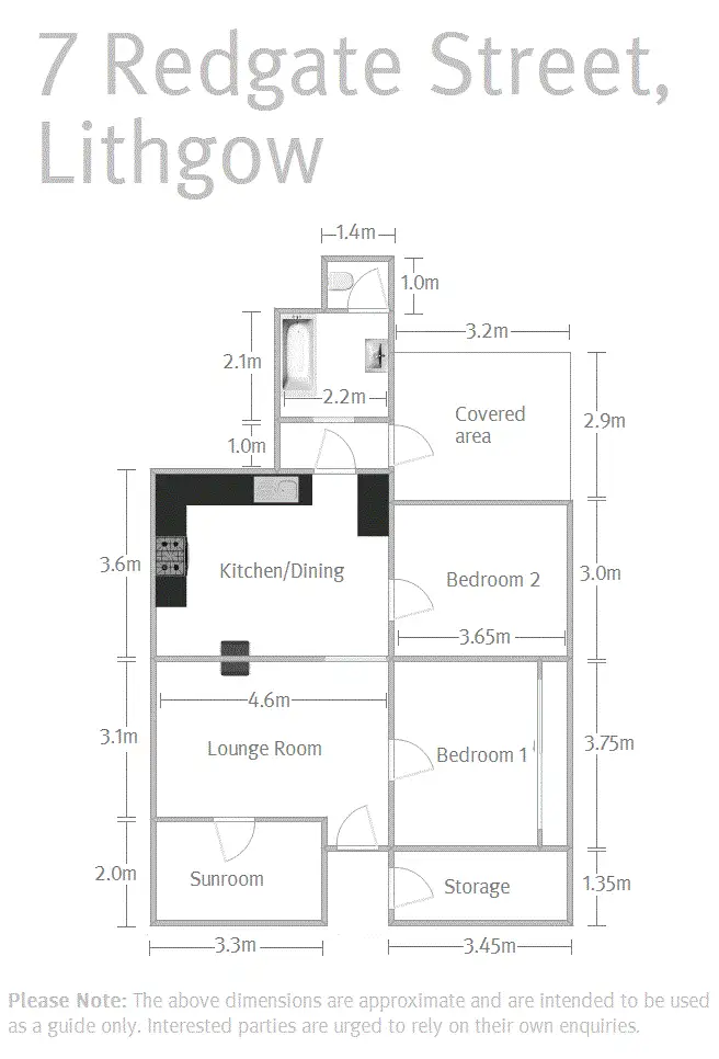 Floorplan of Homely house listing, 7 Redgate Street, Lithgow NSW 2790
