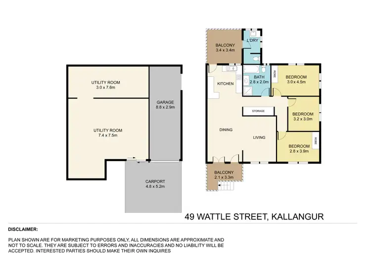 Floorplan of Homely house listing, 49 Wattle Street, Kallangur QLD 4503