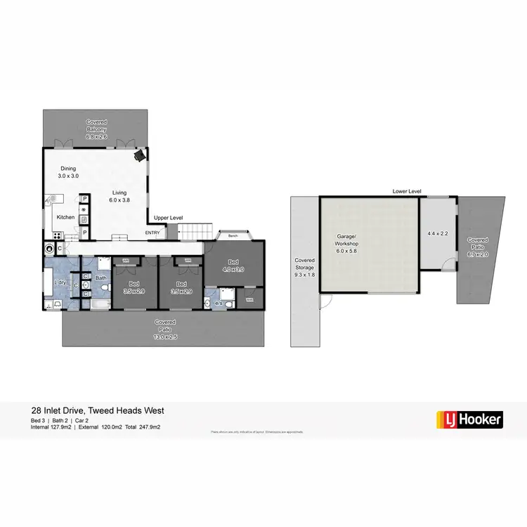 Floorplan of Homely house listing, 28 Inlet Drive, Tweed Heads West NSW 2485