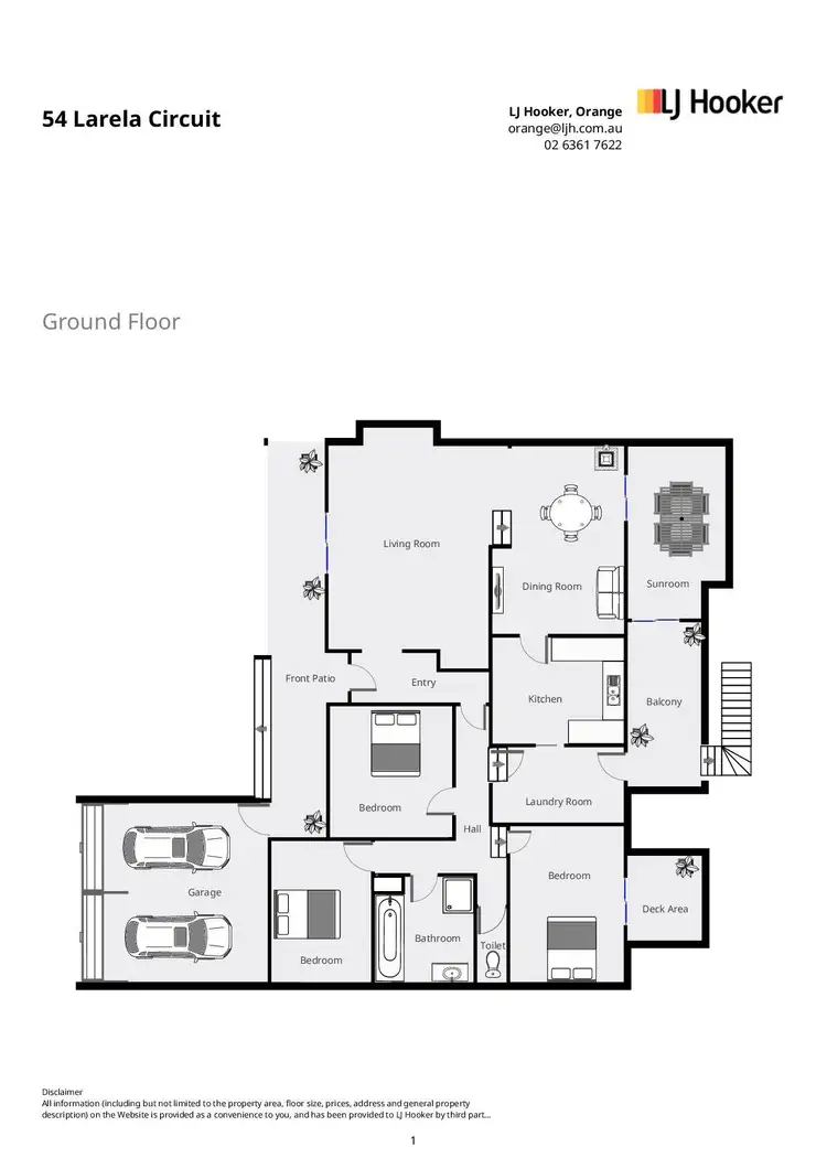Floorplan of Homely house listing, 54 Larela Circuit, Orange NSW 2800