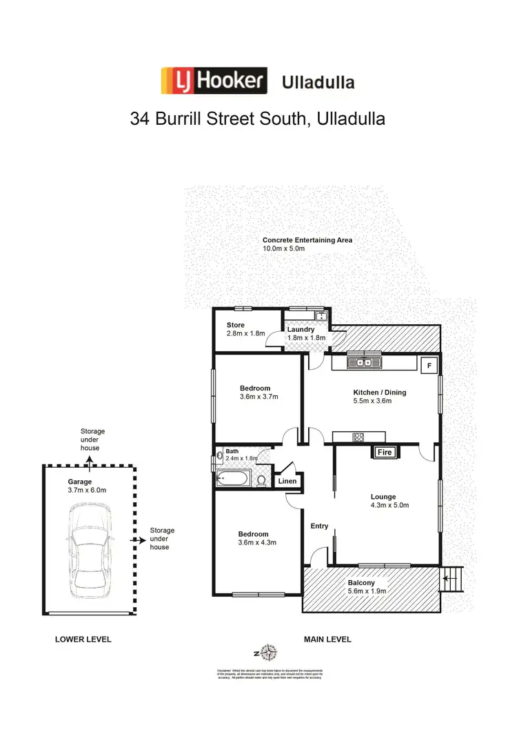 Floorplan of Homely house listing, 34 Burrill Street South, Ulladulla NSW 2539