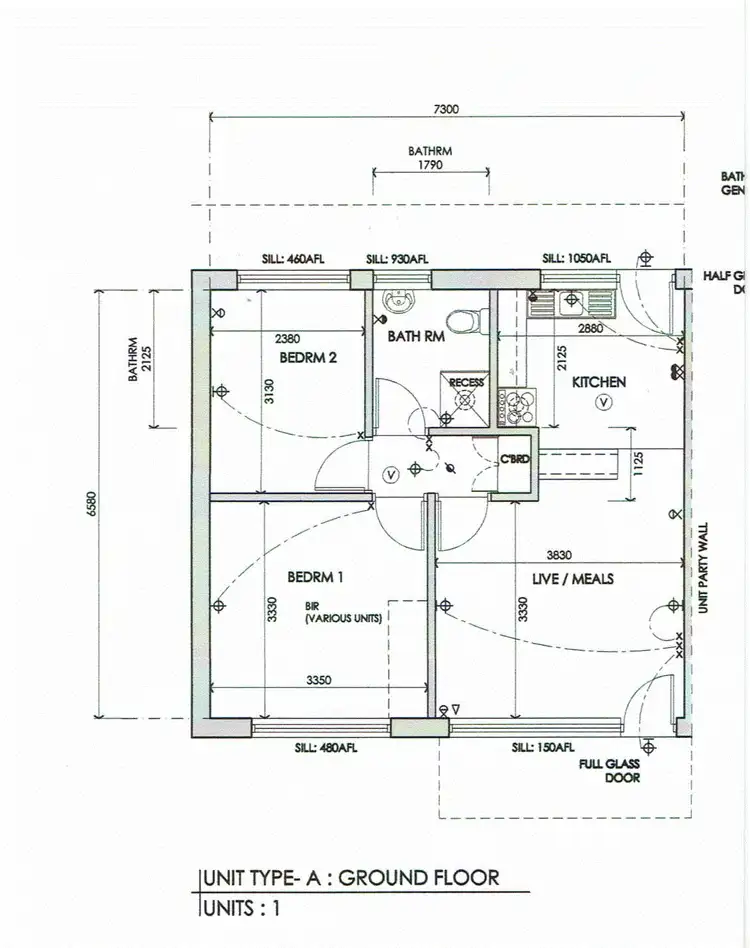 Floorplan of Homely block of units listing, 1a Stephens Avenue, Torrensville SA 5031