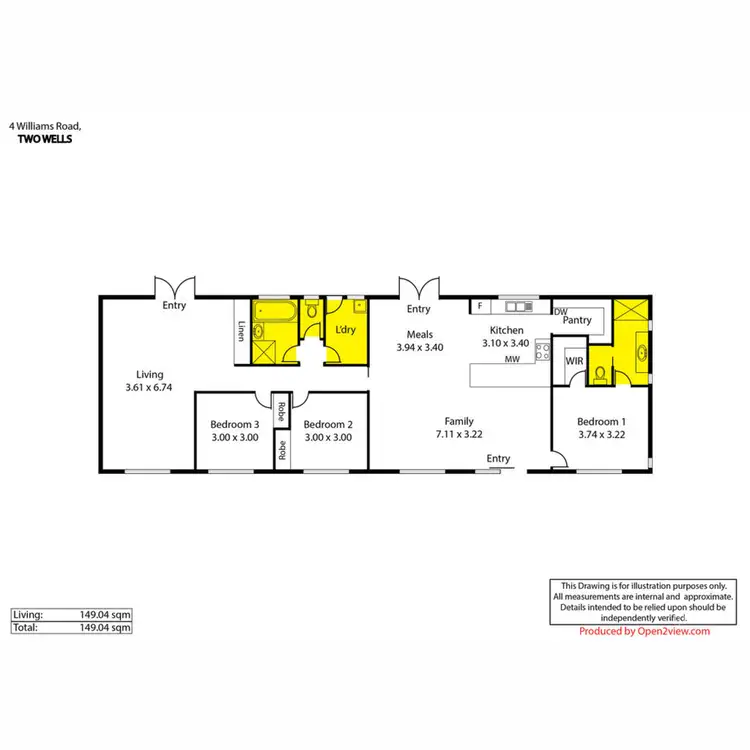 Floorplan of Homely house listing, 4 Williams Road, Two Wells SA 5501