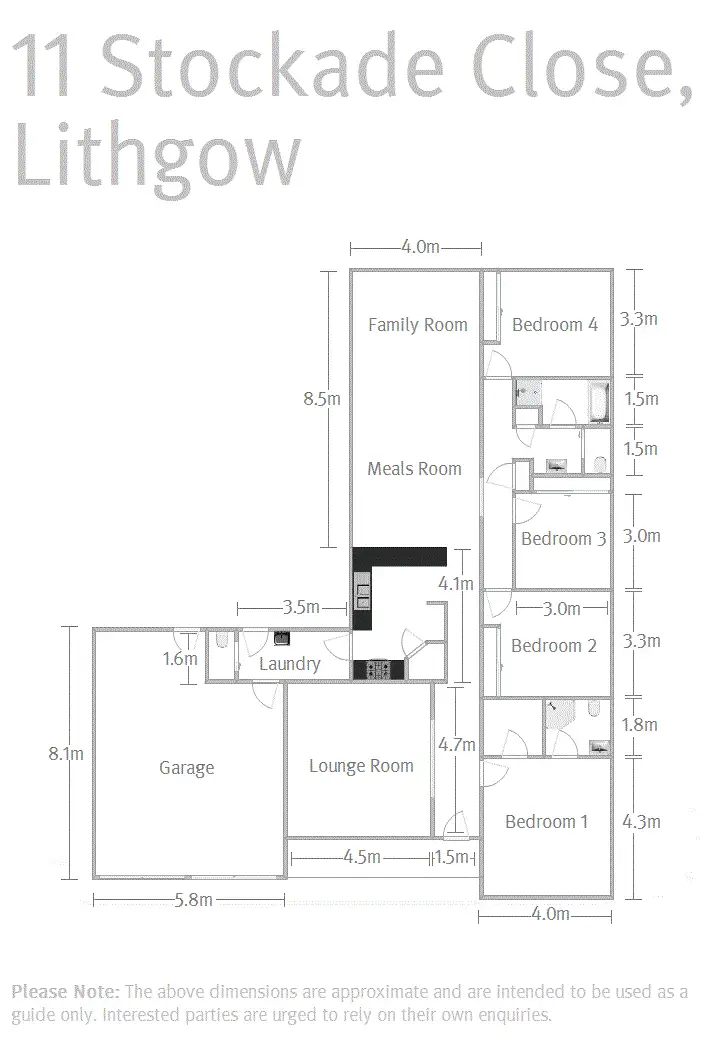 Floorplan of Homely house listing, 11 Stockade Close, Lithgow NSW 2790
