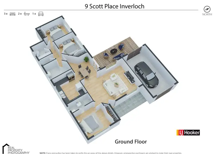 Floorplan of Homely house listing, 9 Scott Place, Inverloch VIC 3996