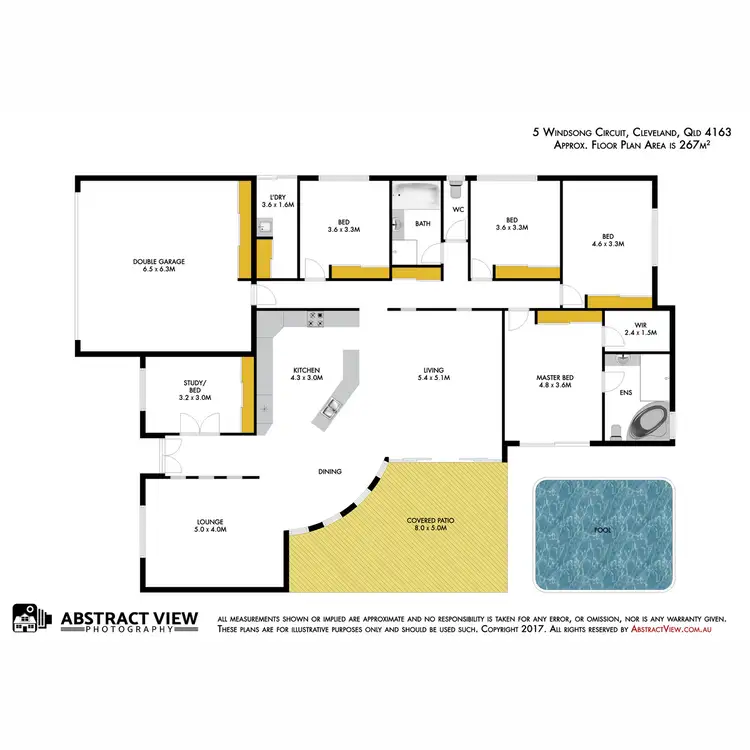 Floorplan of Homely house listing, 5 Windsong Circuit, Cleveland QLD 4163