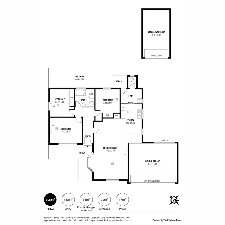 Floorplan of Homely house listing, 58 St Andrews Crescent, Novar Gardens SA 5040