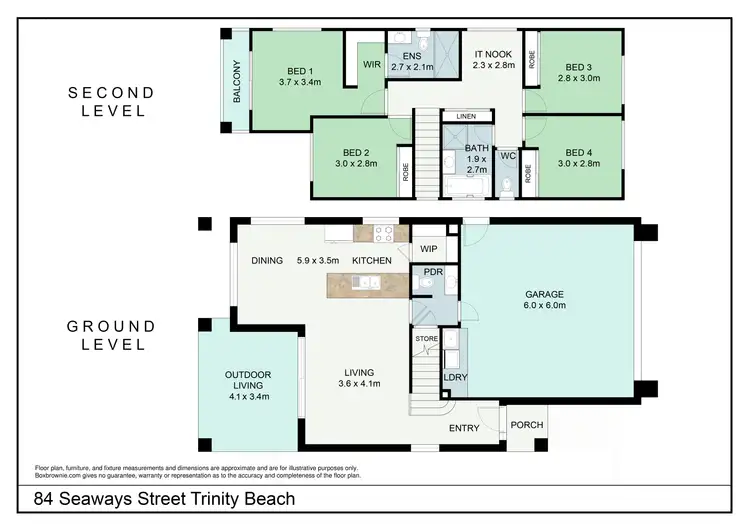 Floorplan of Homely house listing, 84 Seaways Street, Trinity Beach QLD 4879