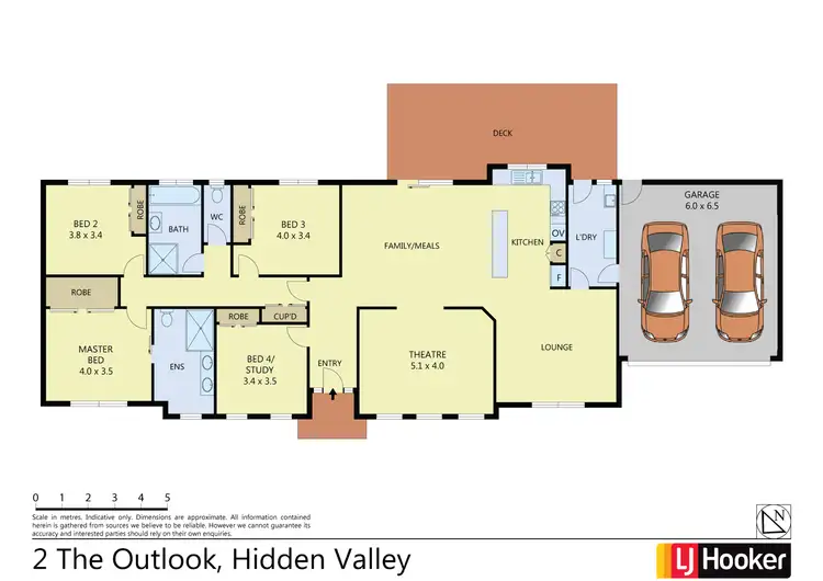 Floorplan of Homely house listing, 2 The Outlook, Hidden Valley VIC 3756