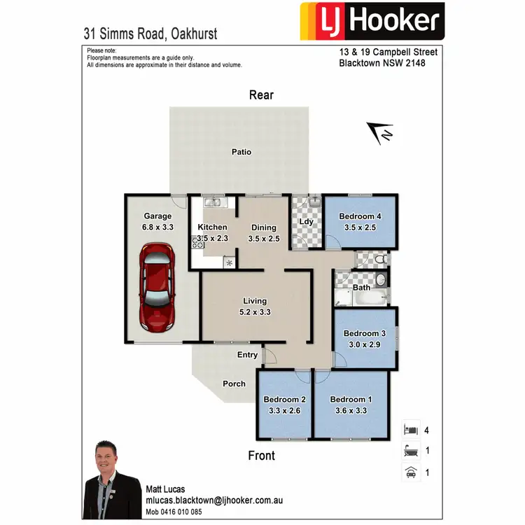 Floorplan of Homely house listing, 31 Simms Road, Oakhurst NSW 2761