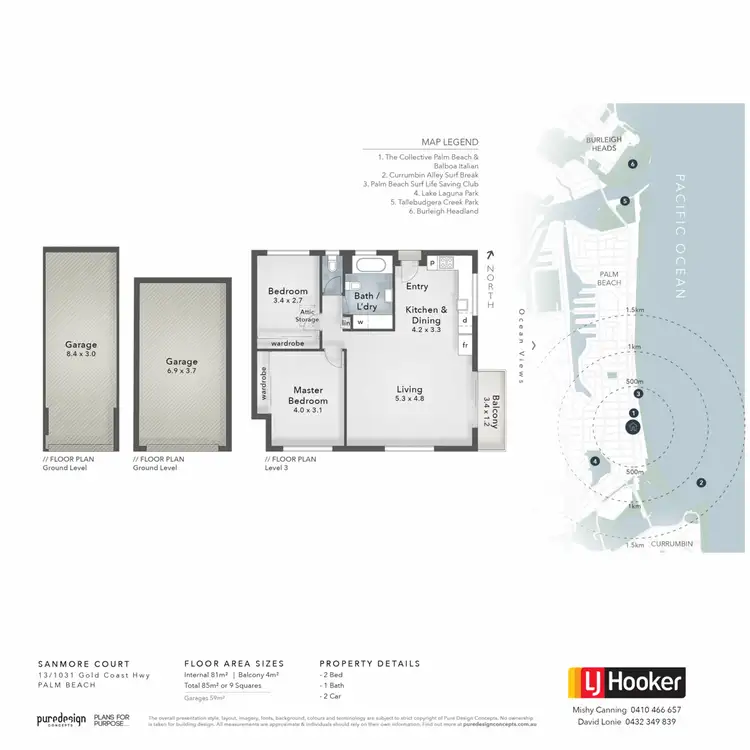 Floorplan of Homely apartment listing, 13/1031 Gold Coast Highway, Palm Beach QLD 4221