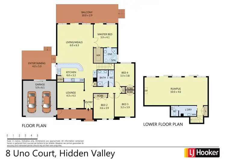 Floorplan of Homely house listing, 8 Uno Court, Hidden Valley VIC 3756