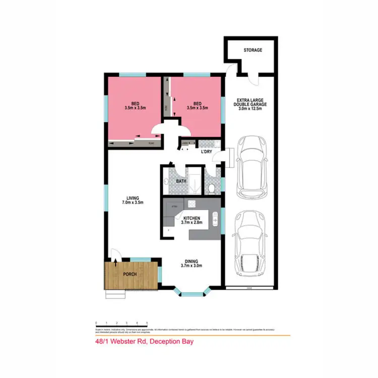 Floorplan of Homely unit listing, 48/1 Webster Road, Deception Bay QLD 4508