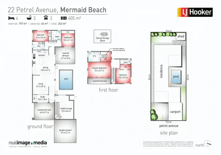 Floorplan of Homely house listing, 22 Petrel Avenue, Mermaid Beach QLD 4218