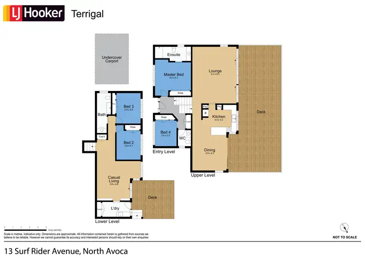 Floorplan of Homely house listing, 13 Surf Rider Avenue, North Avoca NSW 2260