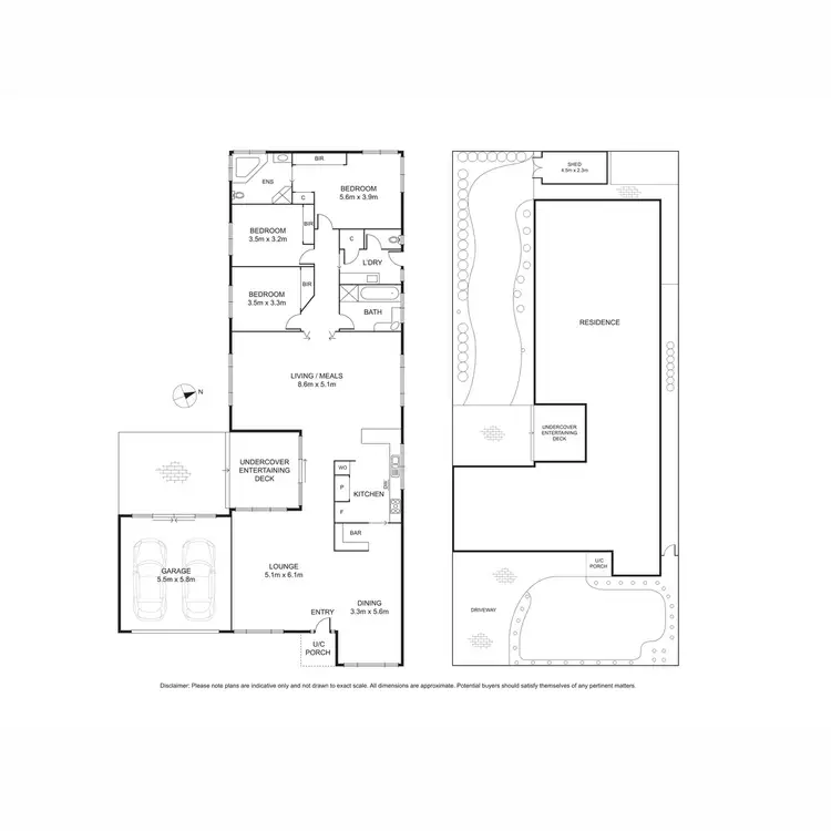 Floorplan of Homely house listing, 100 Seabrook Boulevard, Seabrook VIC 3028