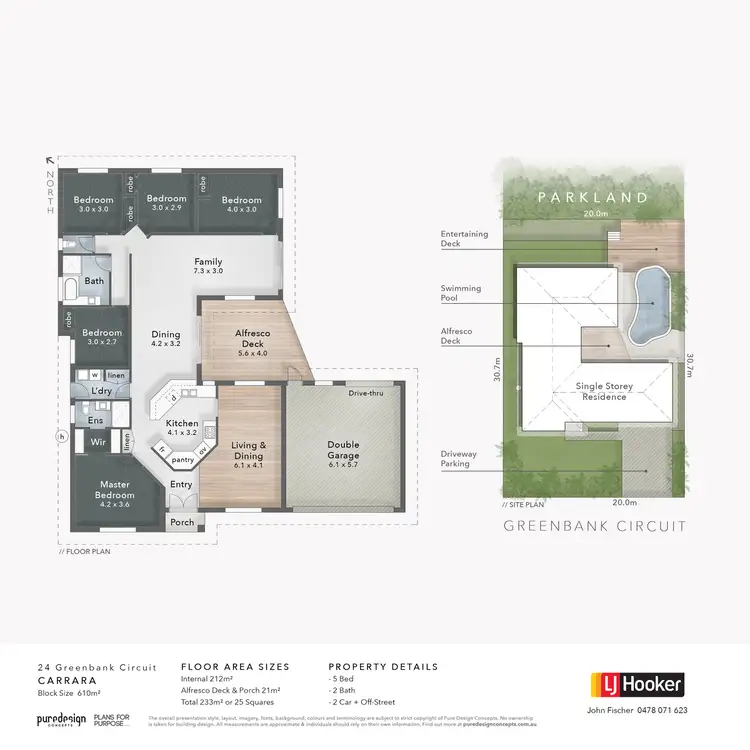 Floorplan of Homely house listing, 24 Greenbank Circuit, Carrara QLD 4211