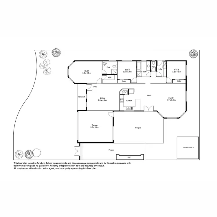 Floorplan of Homely house listing, 6 Milport Court, Point Cook VIC 3030