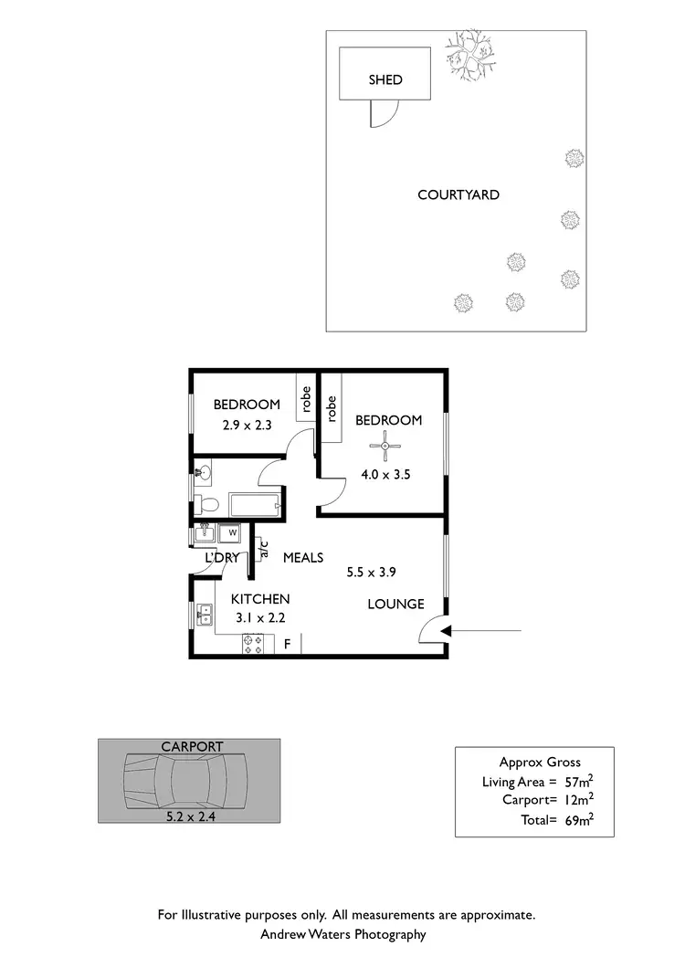 Floorplan of Homely unit listing, 4/18 Prospect Terrace, Prospect SA 5082
