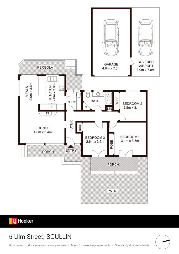 Floorplan of Homely house listing, 5 Ulm Street, Scullin ACT 2614