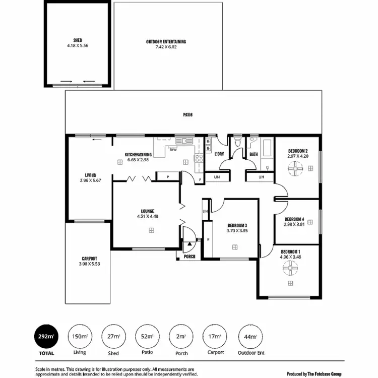 Floorplan of Homely house listing, 34 Gilbert Street, Newton SA 5074