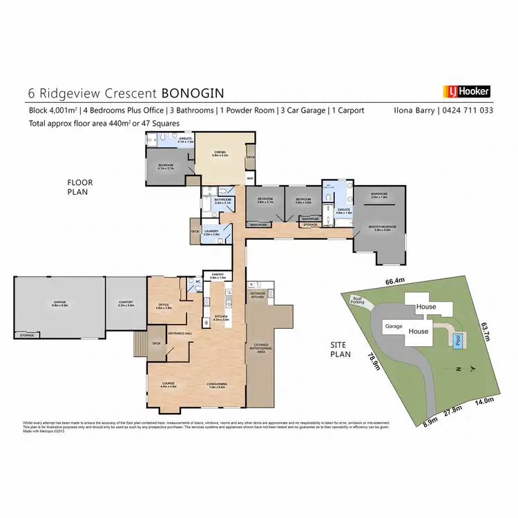 Floorplan of Homely house listing, 6-8 Ridgeview Crescent, Bonogin QLD 4213