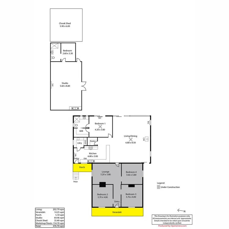 Floorplan of Homely house listing, 8 Bishop Street, Gawler East SA 5118