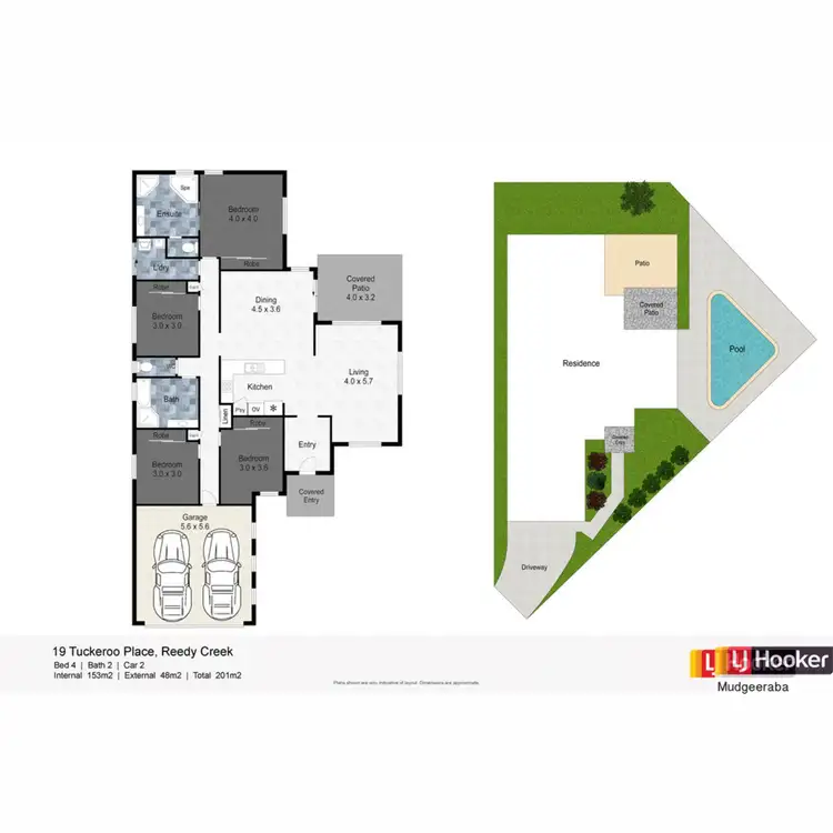 Floorplan of Homely house listing, 19 Tuckeroo Place, Reedy Creek QLD 4227