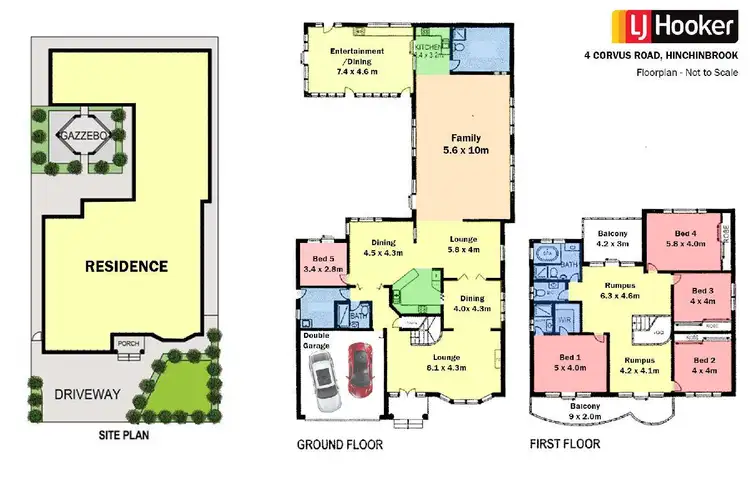 Floorplan of Homely house listing, 4 Corvus Road, Hinchinbrook NSW 2168