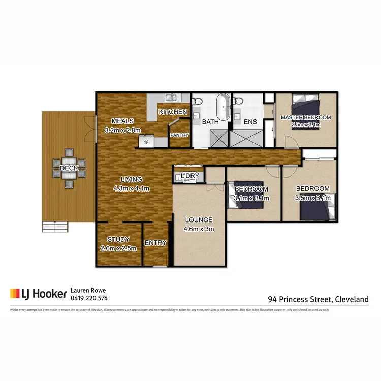 Floorplan of Homely house listing, 94 Princess Street, Cleveland QLD 4163